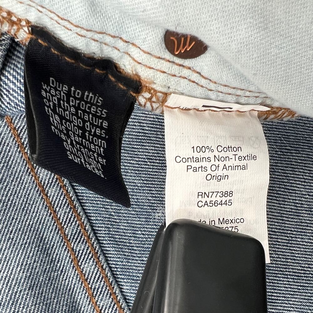 MADEWELL Retro Crop Bootcut Jeans Womens 27 Blue Two Tone Edition High Rise - Picture 12 of 13